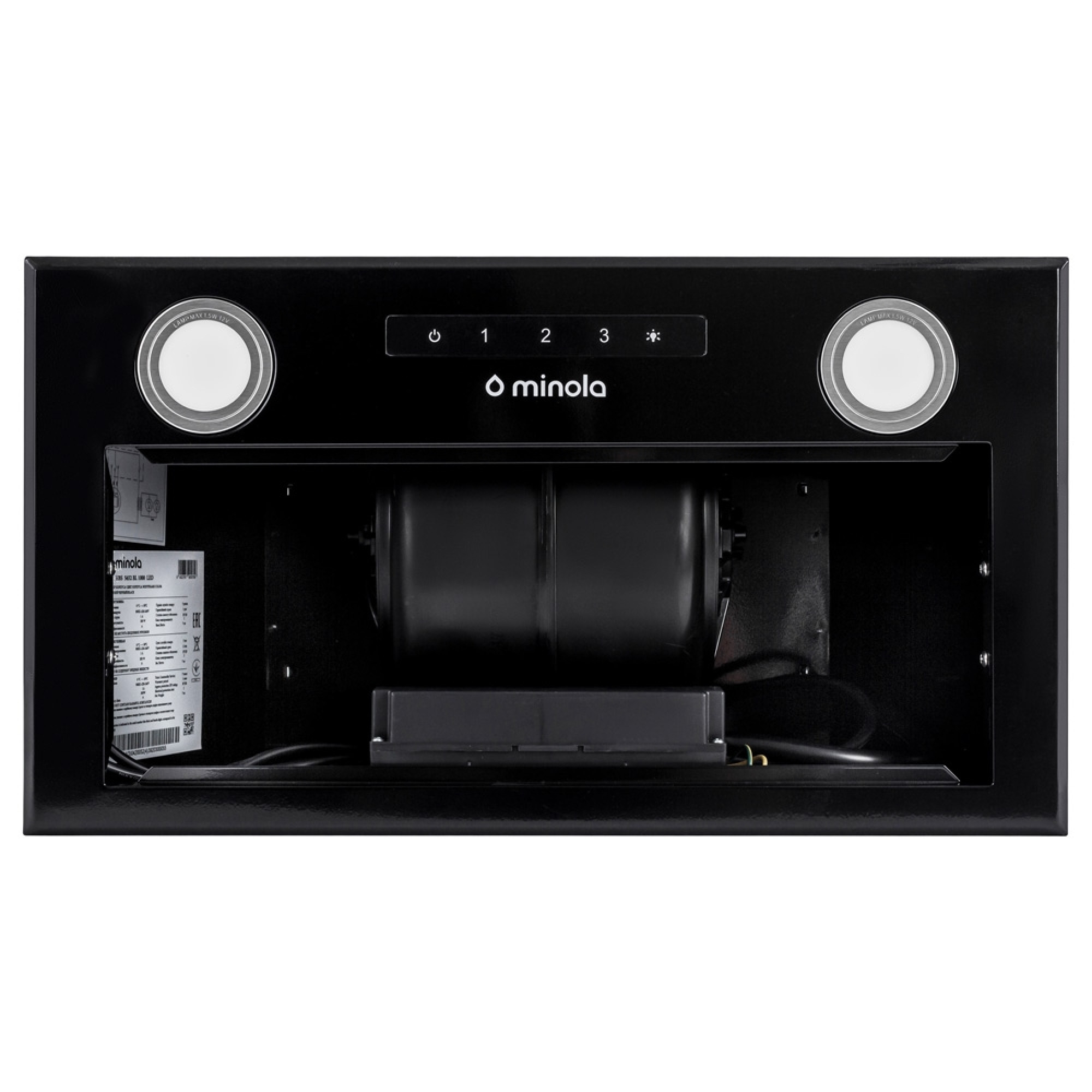 Вытяжка полновстраиваемая MINOLA HBS 5652 BL 1000 LED - фото 5