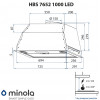 Вытяжка полновстраиваемая MINOLA HBS 7652 WH 1000 LED (Польша)- № 11