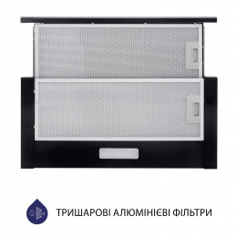 Вытяжка телескопическая MINOLA HTLS 6234 BL 700 LED GLASS
