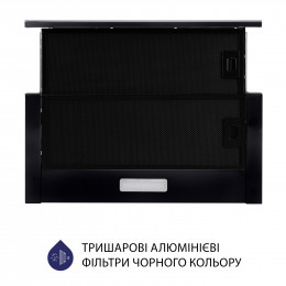 Вытяжка телескопическая MINOLA HTLS 6634 BLF 1000 LED GLASS