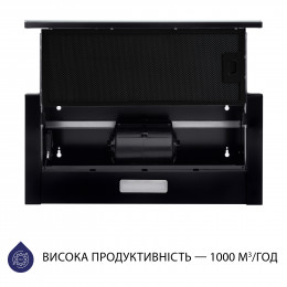 Вытяжка телескопическая MINOLA HTLS 6634 BLF 1000 LED GLASS