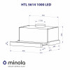 Вытяжка телескопическая MINOLA HTL 5614 BLF 1000 LED (Цвет Черный) - № 12 Вытяжка телескопическая MINOLA HTL 5614 BLF 1000 LED (Польша)- № 12