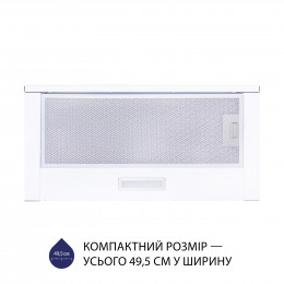 Вытяжка телескопическая MINOLA HTL 5614 WH 1000 LED