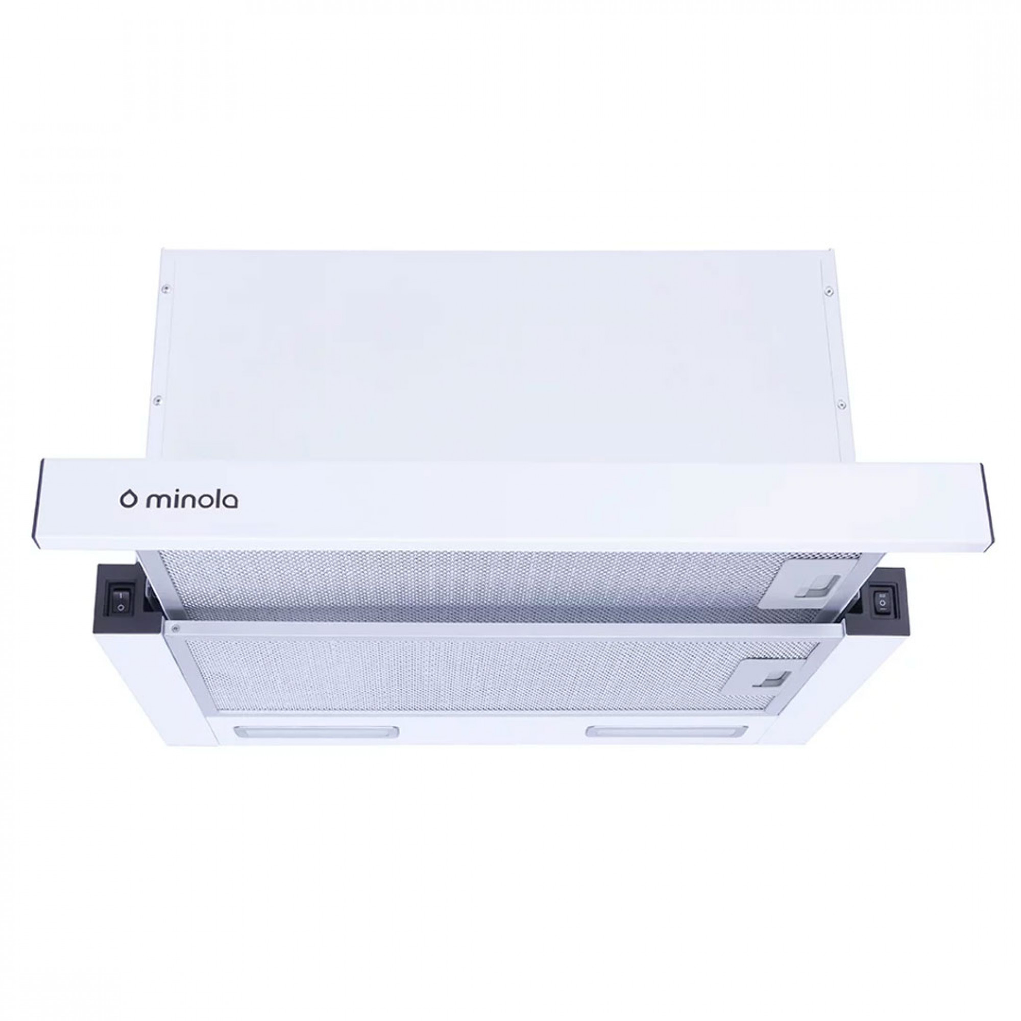 Вытяжка телескопическая MINOLA HTL 6915 WH 1300 LED (Цвет Белый), Атикул 5902767901970 |  купить на AQUILA.UA - фото 1