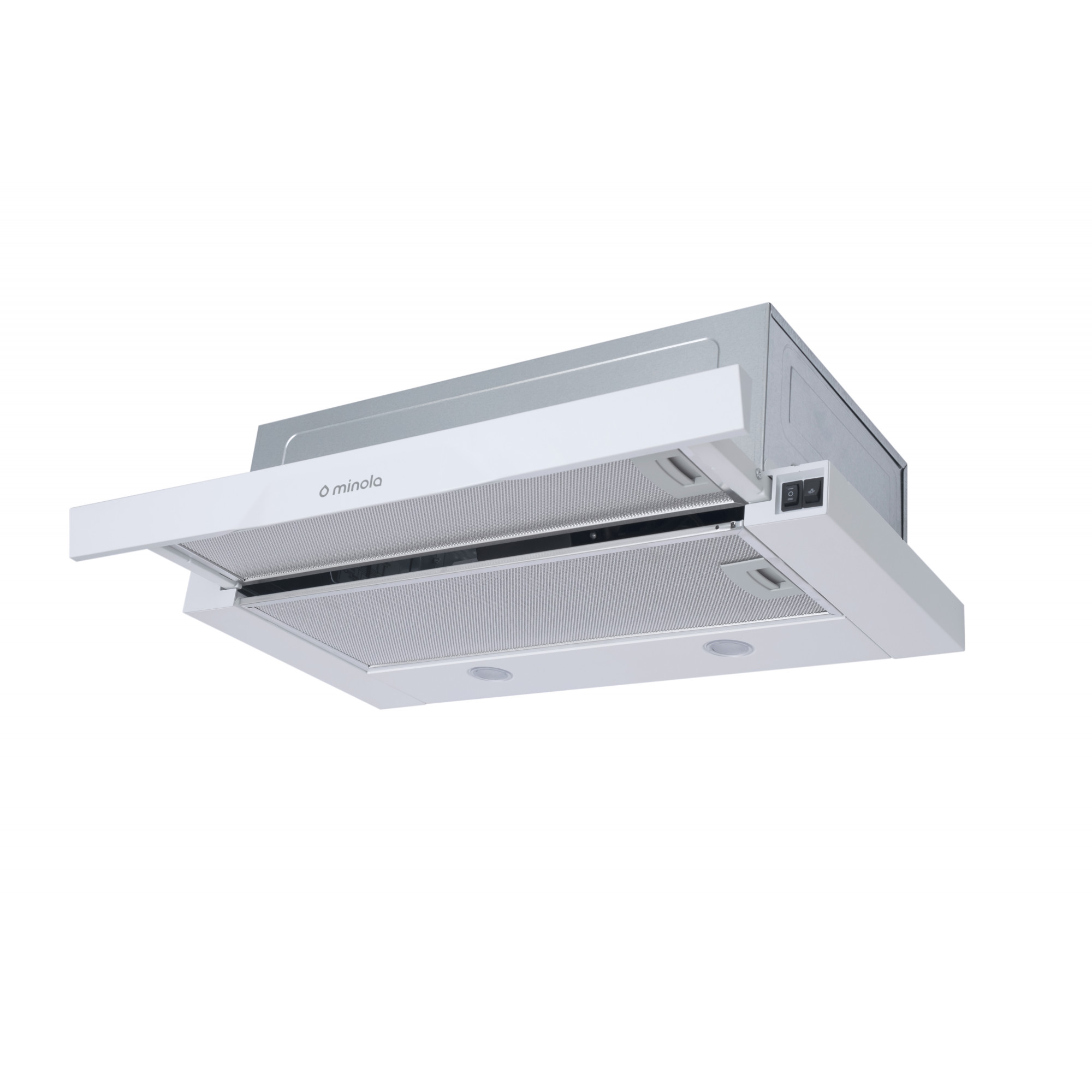 Вытяжка телескопическая MINOLA MTL 6222 WH 700 LED (Цвет Белый) - фото 2 Вытяжка телескопическая MINOLA MTL 6222 WH 700 LED - фото 2