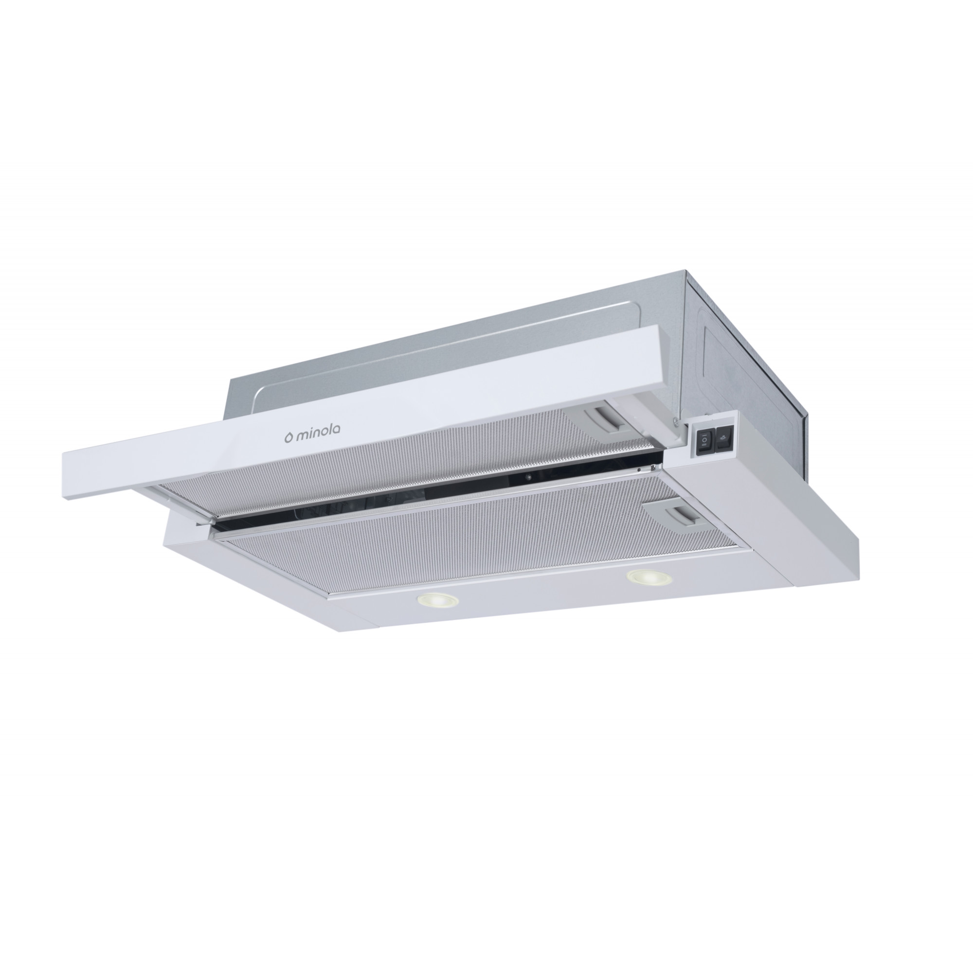 Вытяжка телескопическая MINOLA MTL 6222 WH 700 LED (Цвет Белый) - фото 3 Вытяжка телескопическая MINOLA MTL 6222 WH 700 LED - фото 3