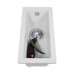 Мойка кухонная гранитная Perfelli ESTO PGE 10-22 WHITE