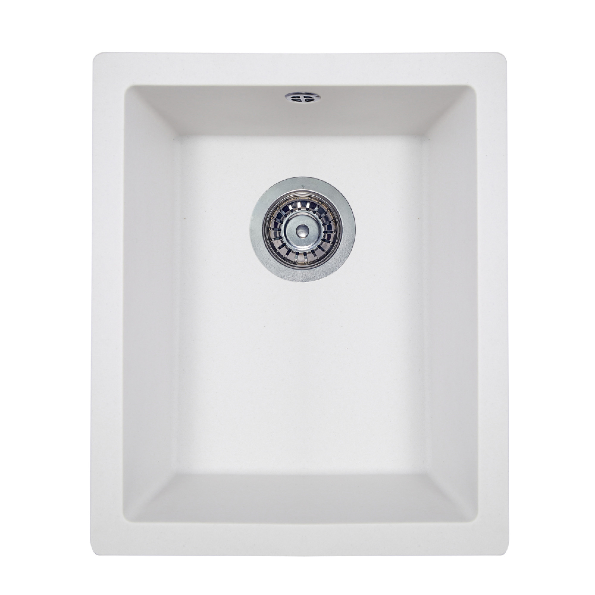 Мойка кухонная гранитная PERFELLI ESTO PGE 10-38 WHITE (Цвет Белый), Атикул 5902767151412 | Акция купить на AQUILA.UA - фото 1
