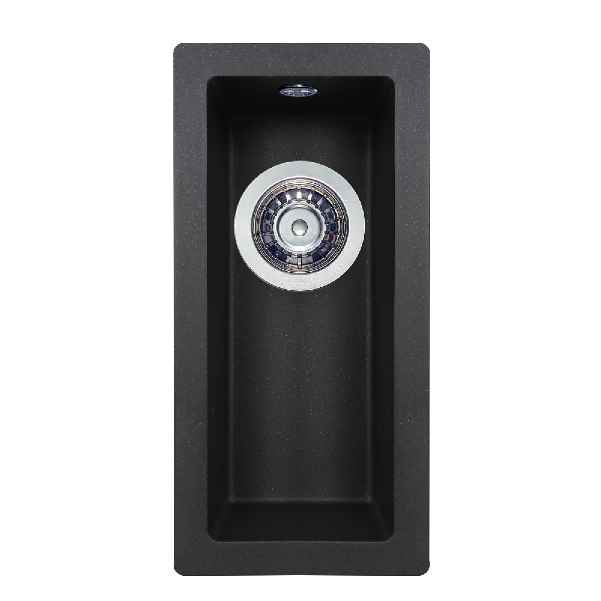 Мойка кухонная гранитная PERFELLI ESTO PGE 101-22 BLACK METALLIC (Цвет Черный металлик), Атикул 5902767151375 | Акция купить на AQUILA.UA - фото 1