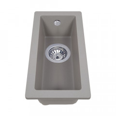Мойка кухонная гранитная Perfelli ESTO PGE 101-22 GREY METALLIC