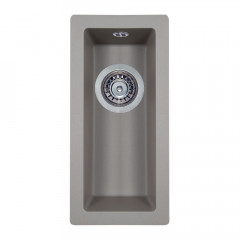 Мойка кухонная гранитная Perfelli ESTO PGE 101-22 GREY METALLIC