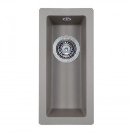 Мойка кухонная гранитная Perfelli ESTO PGE 101-22 GREY METALLIC