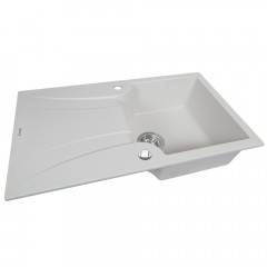 Мойка кухонная гранитная Perfelli FELICINETTO PGF 114-78 WHITE