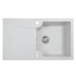 Мийка кухонна гранітна Perfelli FELICINETTO PGF 114-78 WHITE
