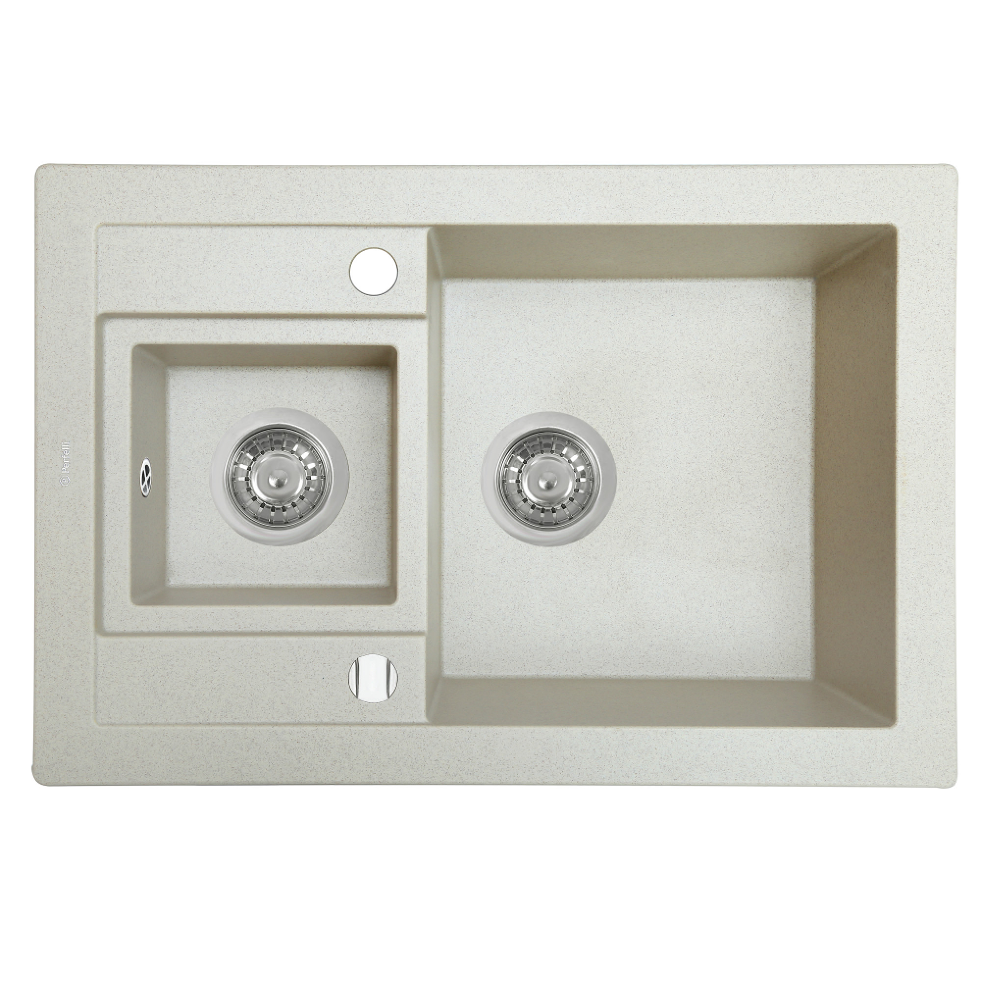 Мийка кухонна гранітна PERFELLI GRANZE PGG 506-67 LIGHT BEIGE (Колір Світло-бежевий), Атикул 5902767151061 | Знижка купить на AQUILA.UA - фото 1