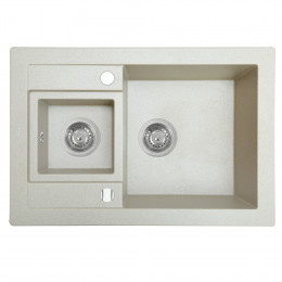 Мойка кухонная гранитная Perfelli GRANZE PGG 506-67 LIGHT BEIGE