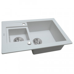 Мойка кухонная гранитная Perfelli GRANZE PGG 506-67 WHITE