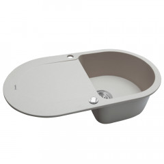 Мойка кухонная гранитная Perfelli IZETTA OGI 114-78 LIGHT BEIGE