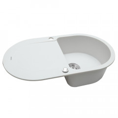 Мойка кухонная гранитная Perfelli IZETTA OGI 114-78 WHITE