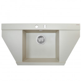Мийка кухонна гранітна Perfelli MAJESTIC TGM 125-96 LIGHT BEIGE