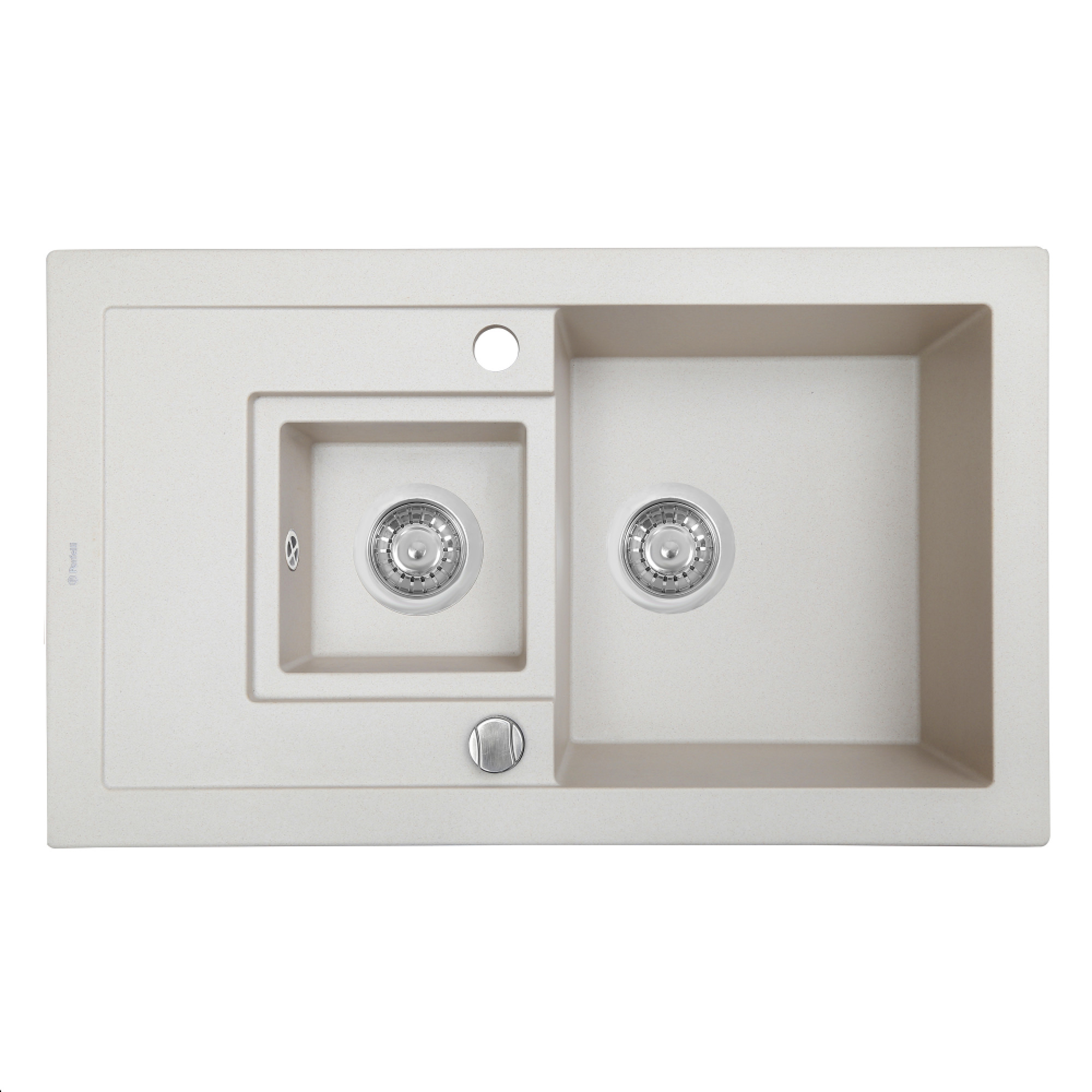 Мийка кухонна гранітна PERFELLI PIERRA PGP 536-78 LIGHT BEIGE (Колір Світло-бежевий), Атикул 5902767151122 | Знижка купить на AQUILA.UA - фото 1