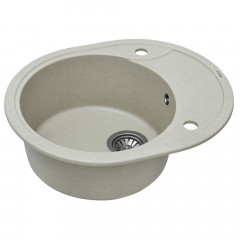 Мойка кухонная гранитная Perfelli PRIMO OGP 135-58 SAND