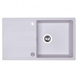 Мойка кухонная гранитная Perfelli RIVIERA PGR 114-86 WHITE
