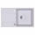 Мойка кухонная гранитная Perfelli RIVIERA PGR 114-86 WHITE