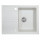 Мойка кухонная гранитная Perfelli SILVE PGS 134-64 WHITE