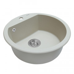 Мойка кухонная гранитная Perfelli SONNO RGS 105-51 LIGHT BEIGE