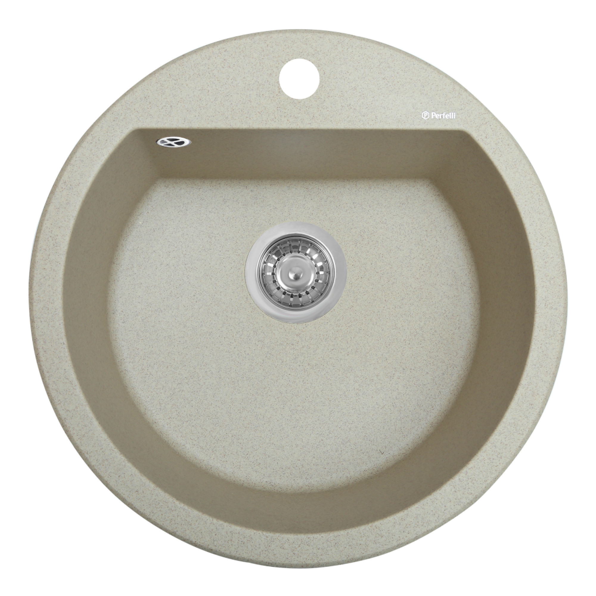 Мойка кухонная гранитная PERFELLI SONNO RGS 105-51 SAND (Цвет Песочный), Атикул 5902767150859 | Акция купить на AQUILA.UA - фото 1