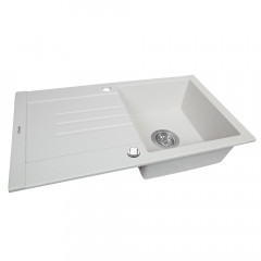 Мойка кухонная гранитная Perfelli TINETTO PGT 114-76 WHITE