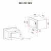 Повновбудована мікрохвильова піч Perfelli BM 202 BIX (Італія)- № 16
