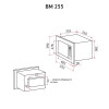 Повновбудована мікрохвильова піч Perfelli BM 255 BIX (Італія)- № 16