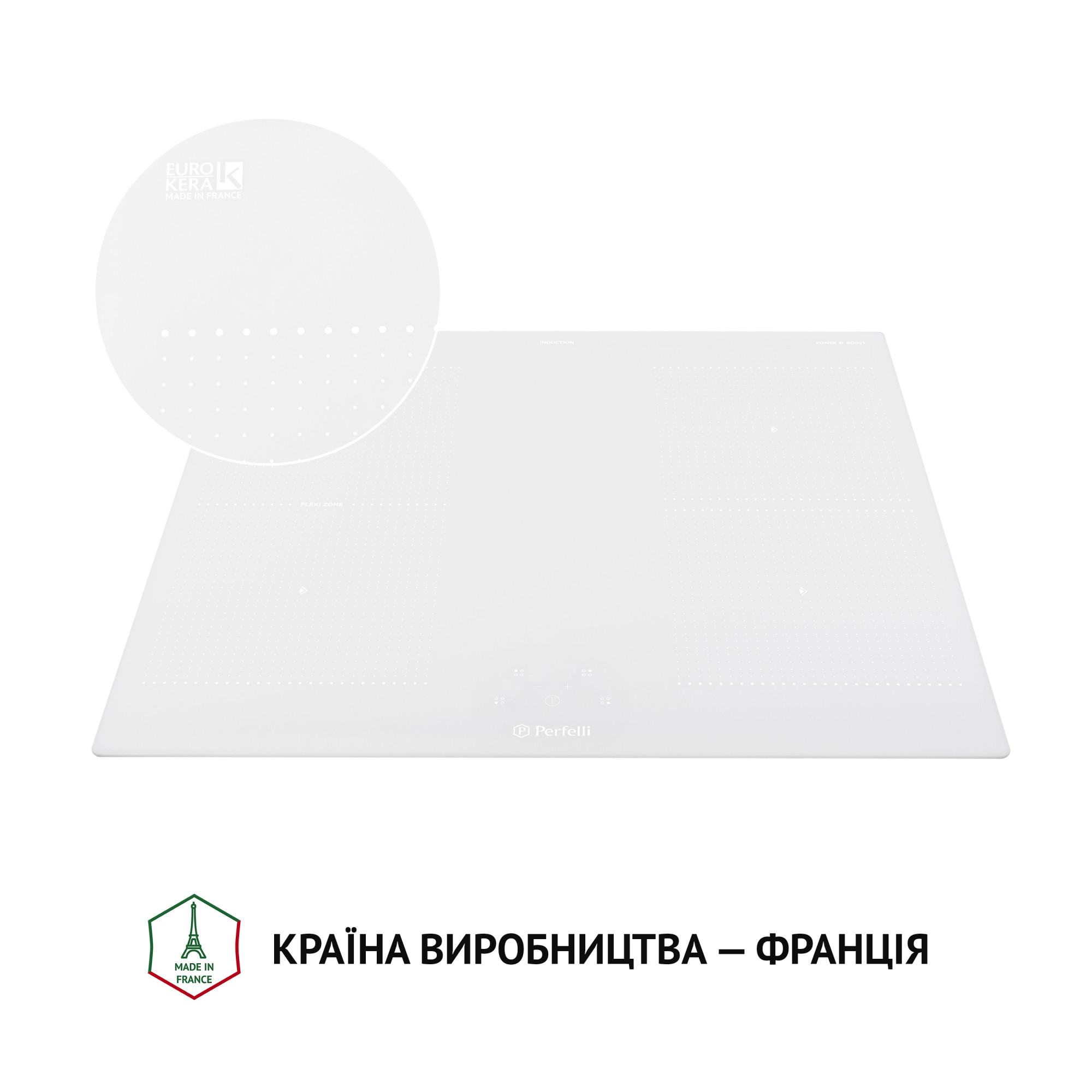 Поверхня індукційна Perfelli HI 674 WH - фото 8