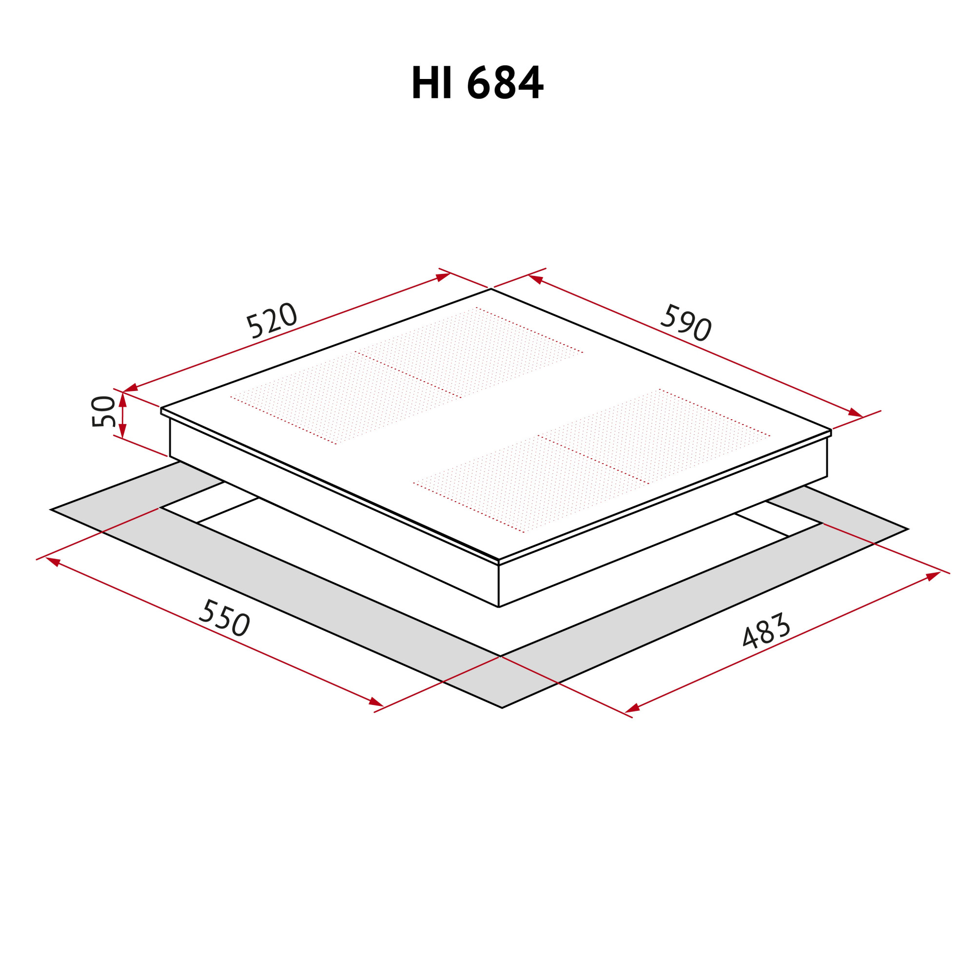 Поверхня індукційна Perfelli HI 684 WH - фото 15