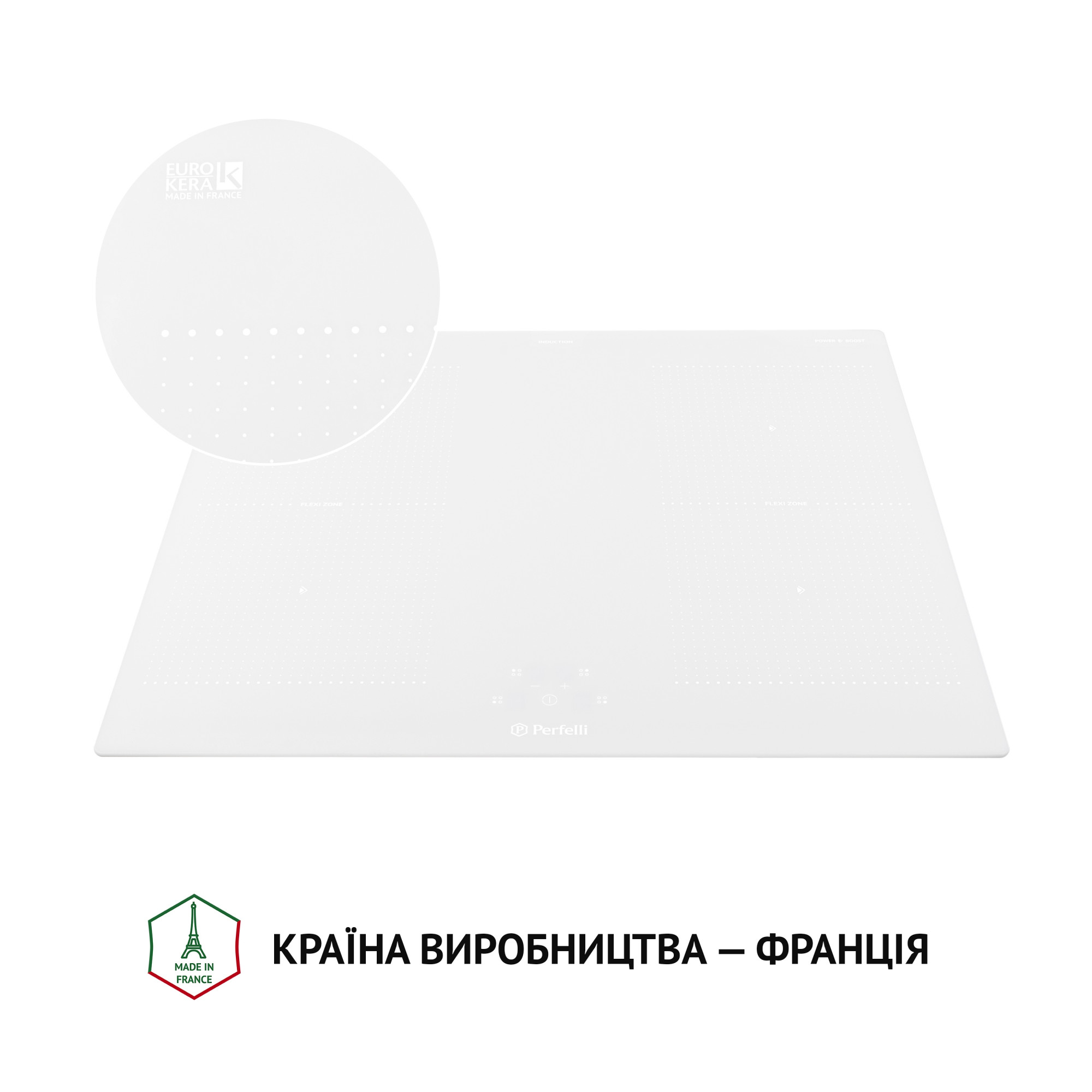 Поверхня індукційна Perfelli HI 684 WH - фото 8