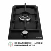 Поверхня газова Domino на металі Perfelli HGM 31404 BL (Італія)- № 2