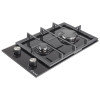 Поверхность газовая Domino на стекле PERFELLI HGG 31424 BL (Цвет Черный) - № 3 Поверхность газовая Domino на стекле PERFELLI HGG 31424 BL (Италия)- № 3