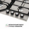 Поверхность газовая на металле PERFELLI HGM 61424 I (Цвет Нержавеющая сталь) - № 5 Поверхность газовая на металле PERFELLI HGM 61424 I (Италия)- № 5