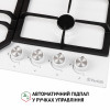 Поверхность газовая на металле PERFELLI HGM 61424 WH (Цвет Белый) - № 5 Поверхность газовая на металле PERFELLI HGM 61424 WH (Италия)- № 5