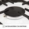 Поверхность газовая на металле PERFELLI HGM 61424 WH (Цвет Белый) - № 6 Поверхность газовая на металле PERFELLI HGM 61424 WH (Италия)- № 6