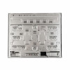 Поверхность газовая на металле PERFELLI HGM 61424 WH (Цвет Белый) - № 9 Поверхность газовая на металле PERFELLI HGM 61424 WH (Италия)- № 9