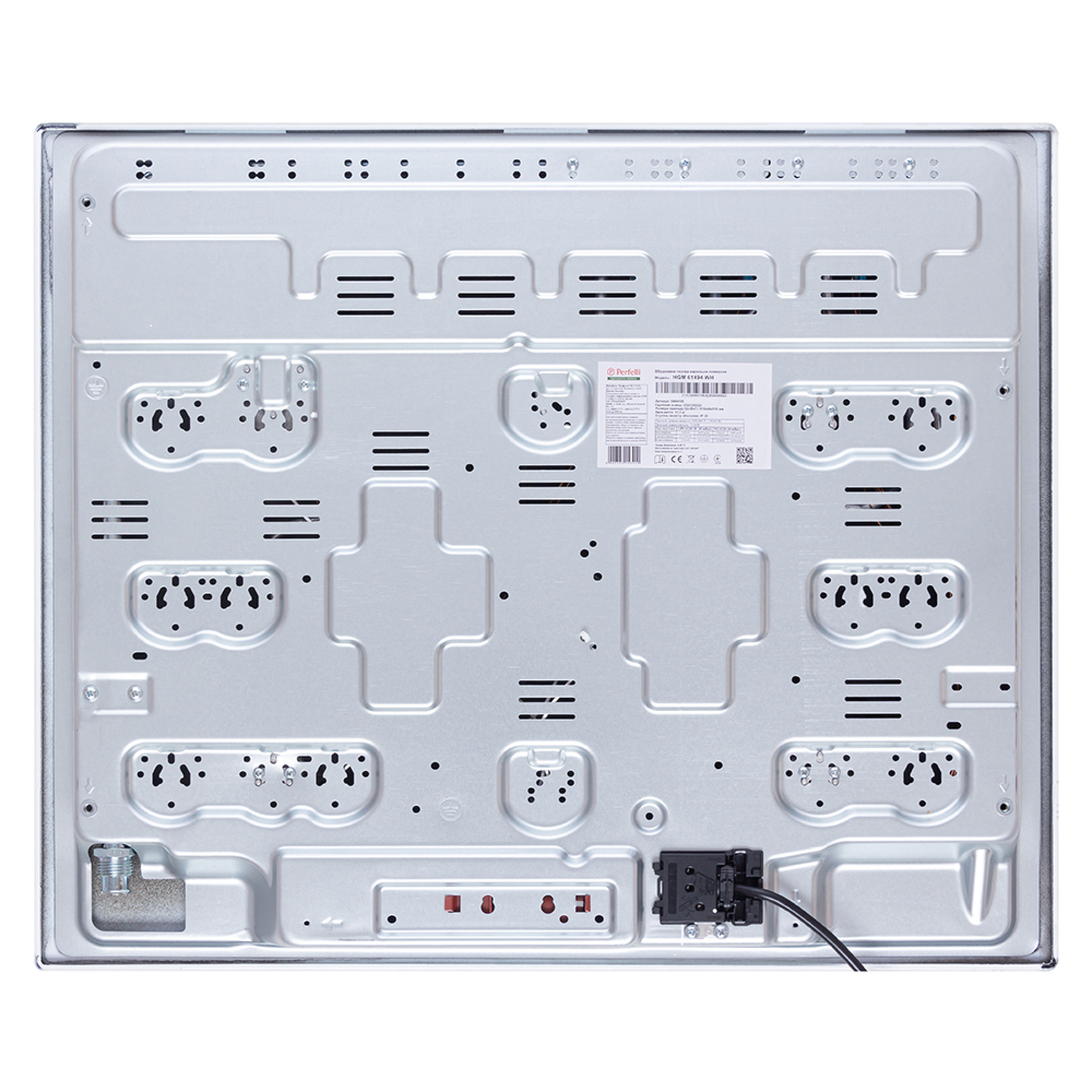 Поверхность газовая на металле PERFELLI HGM 61494 WH (Цвет Белый) - фото 10 Поверхность газовая на металле PERFELLI HGM 61494 WH - фото 10