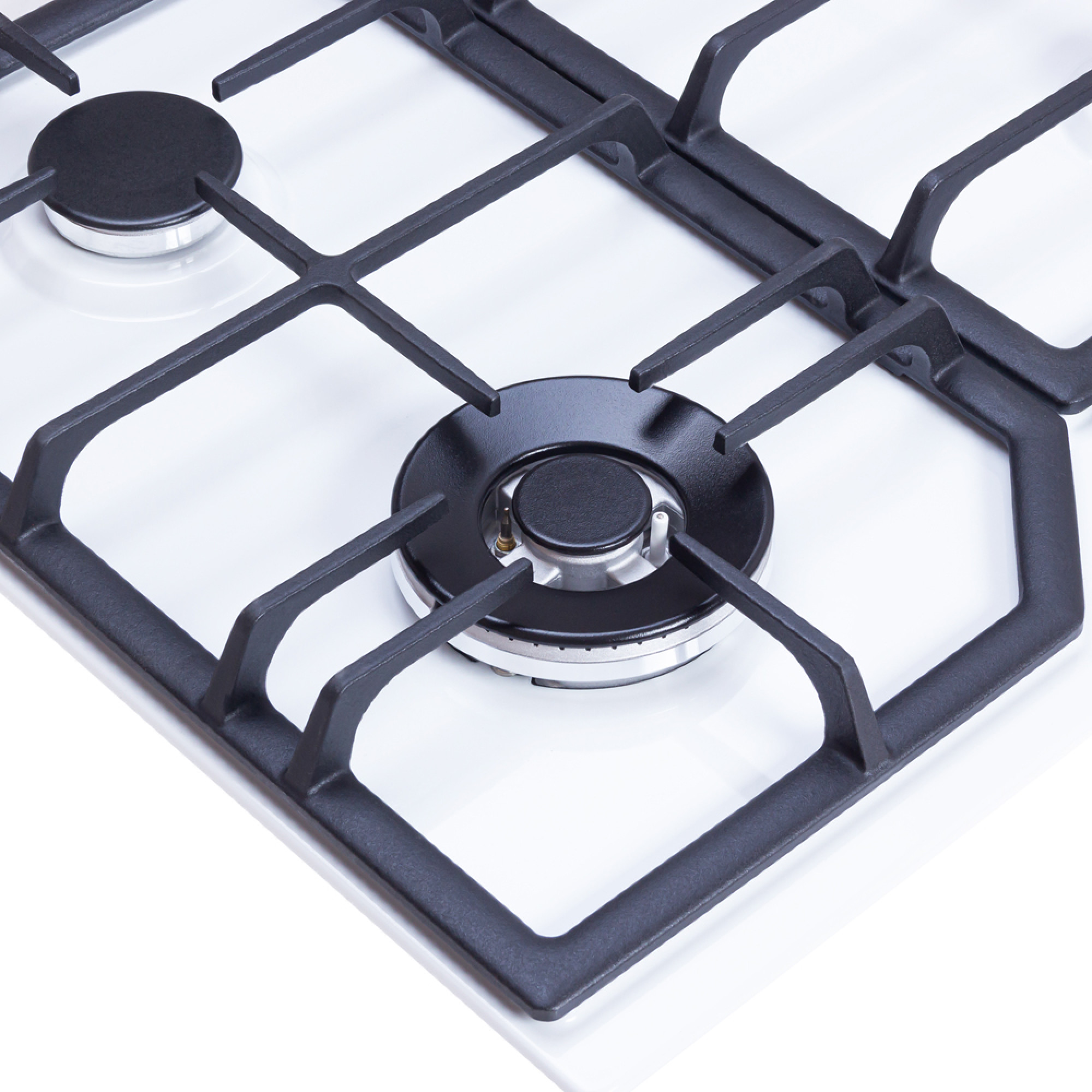 Поверхность газовая на металле PERFELLI HGM 61624 WH (Цвет Белый) - фото 7 Поверхность газовая на металле PERFELLI HGM 61624 WH - фото 7