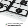 Поверхня газова на склі Perfelli HGG 61424 WH (Італія)- № 5