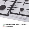 Варильна поверхня на металі Perfelli HGM 61427 WH (Італія)- № 4