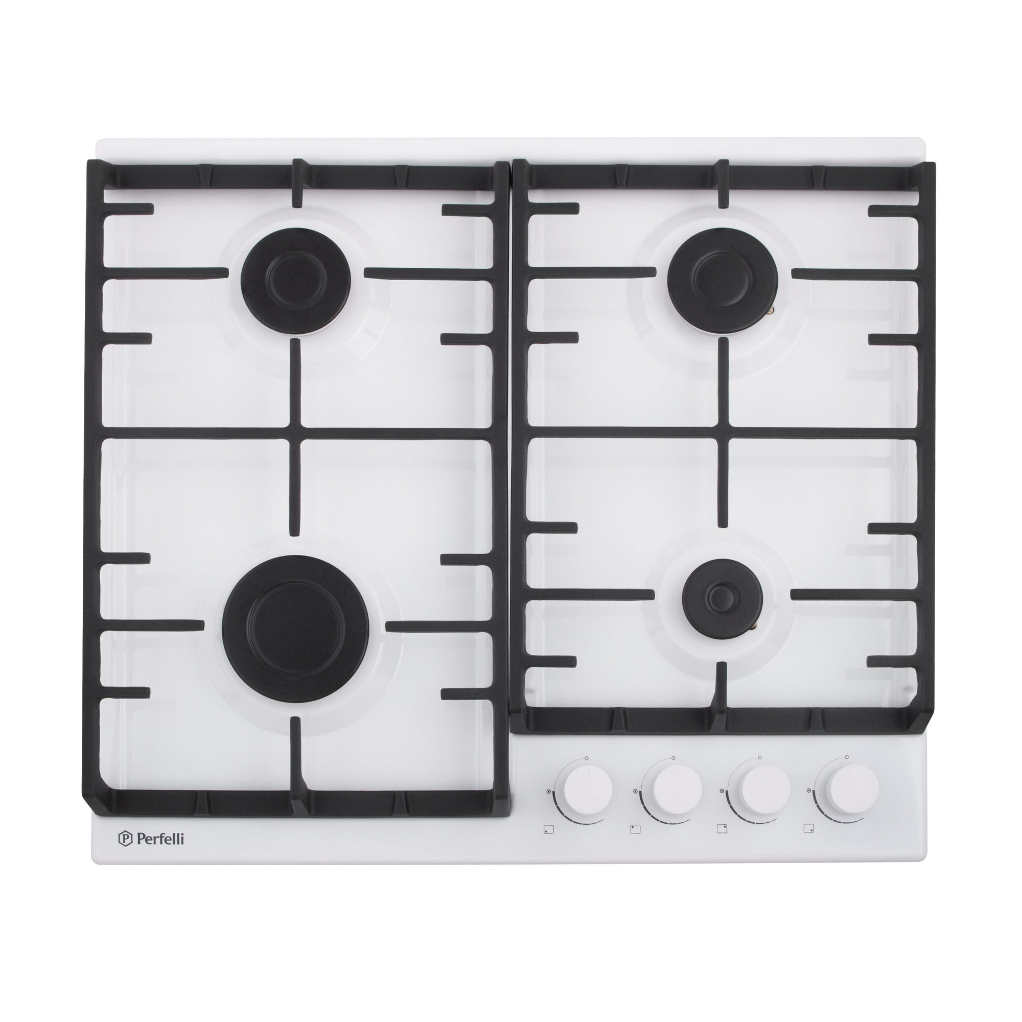 Варильна поверхня на металі Perfelli HGM 61427 WH (Колір Білий), Атикул 5902767158046 | Знижка купить на AQUILA.UA - фото 1