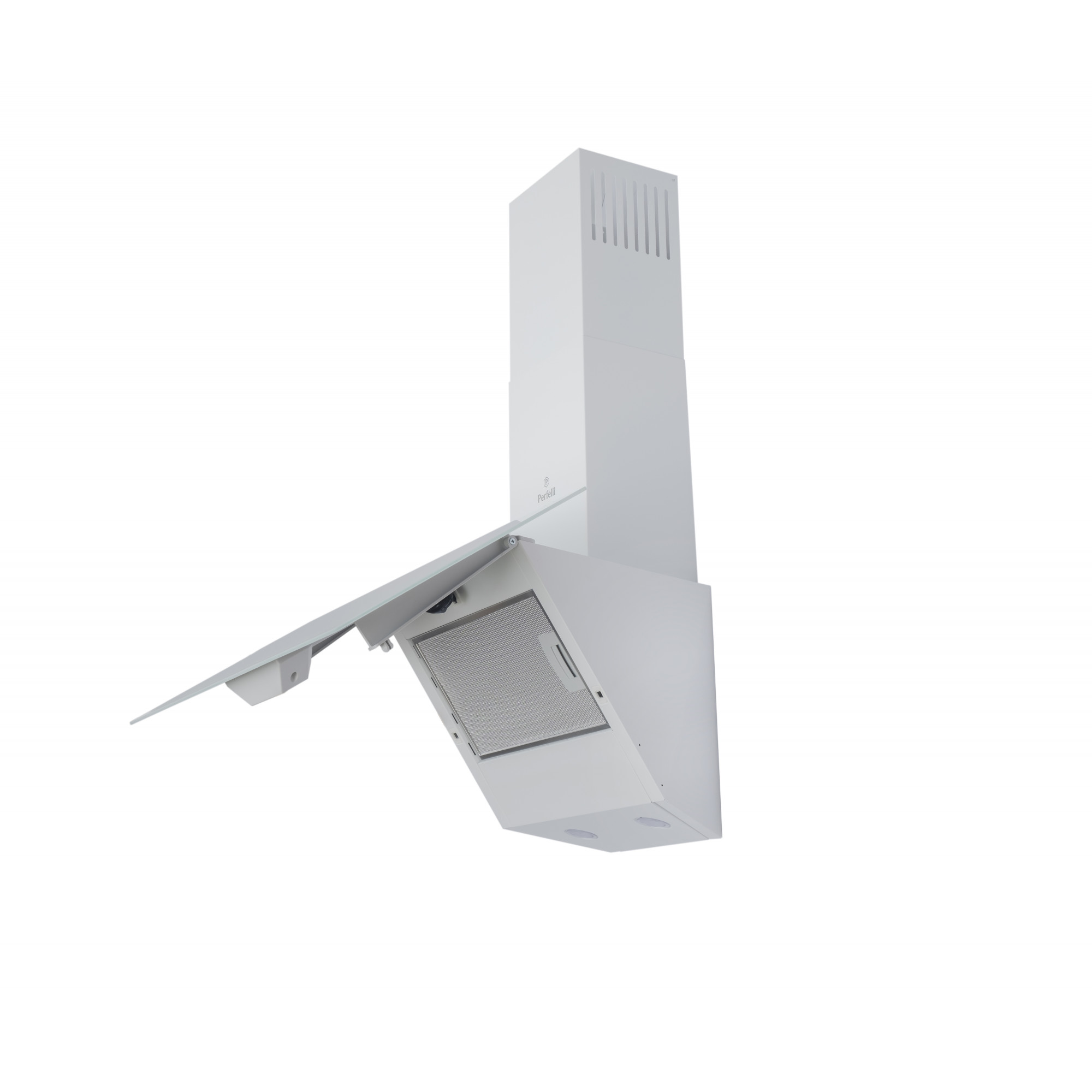 Витяжка декоративна похила PERFELLI DNS 6272 D 700 WH LED - фото 6