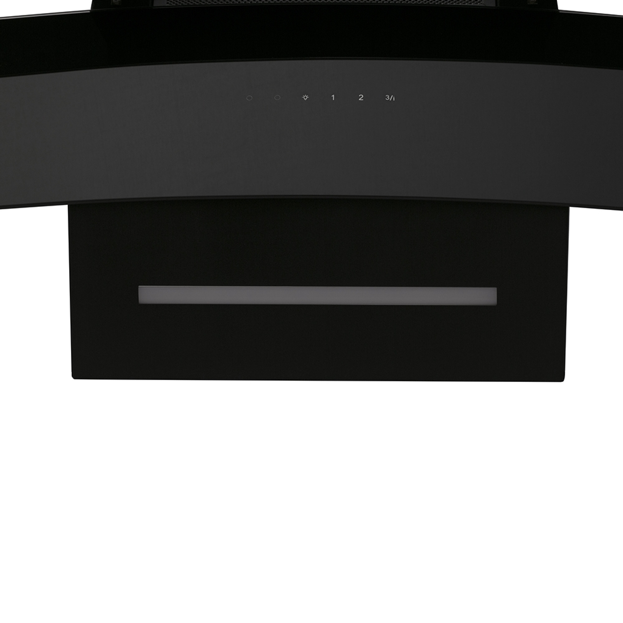 Вытяжка декоративная наклонная PERFELLI DNS 6363 B 750 BL LED Strip - фото 3
